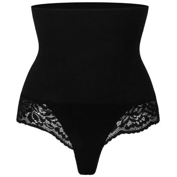 Lace Detail High Waist Shaping Panty - Picture 7 of 9